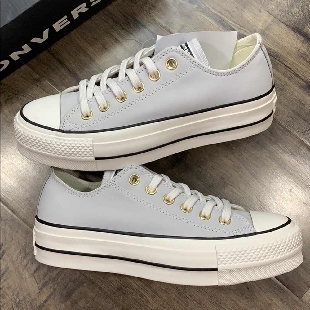 CONVERSE CTAS LIFT OX PLATFORM mouse/vintage white - Picture 6 of 16